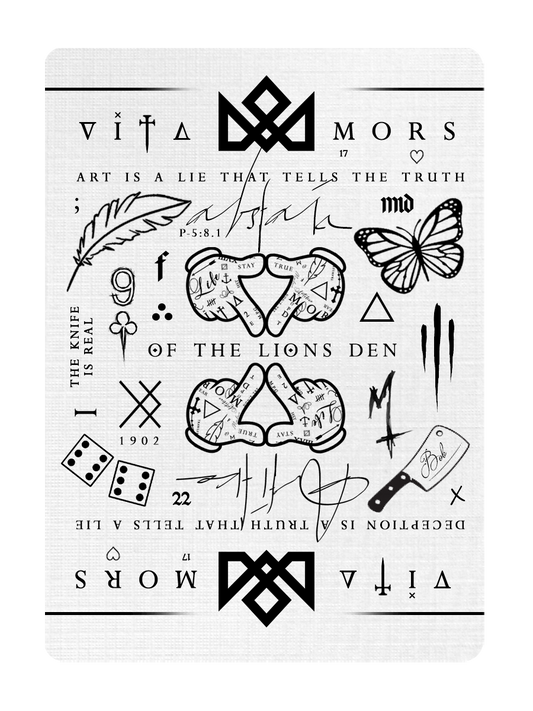 The TRIBUTE Deck Playing Cards - White Edition
