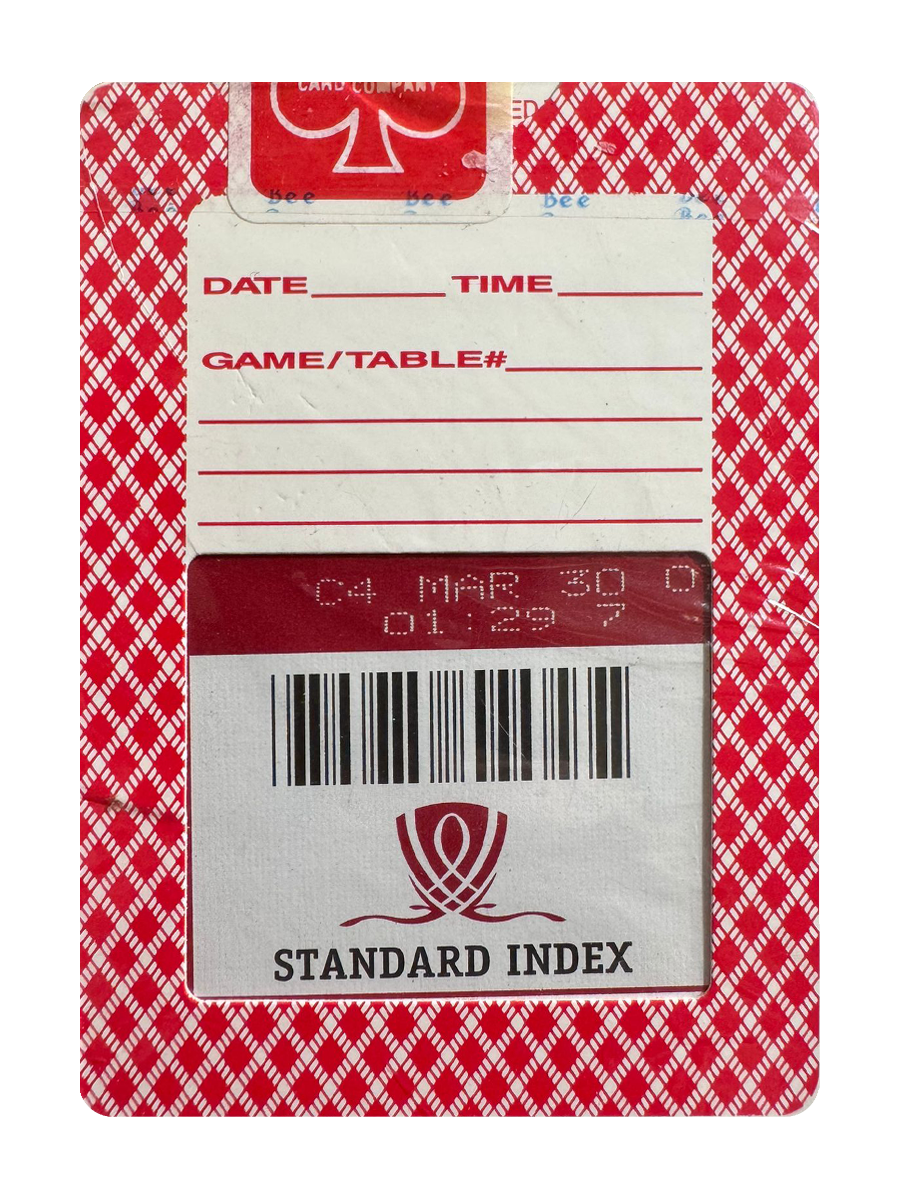 WYNN Bee Playing Cards - Standard Index (Red)