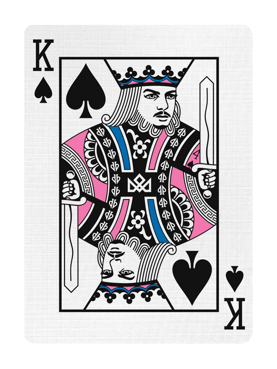 KING of SPADES - CUSTOM COURT CARD