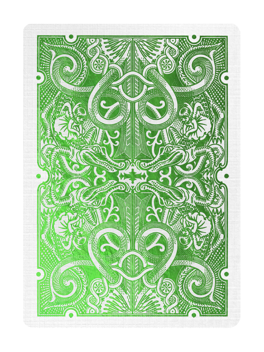 GREEN GATORBACKS by DAVID BLAINE (Green Gator/Black Tuck)
