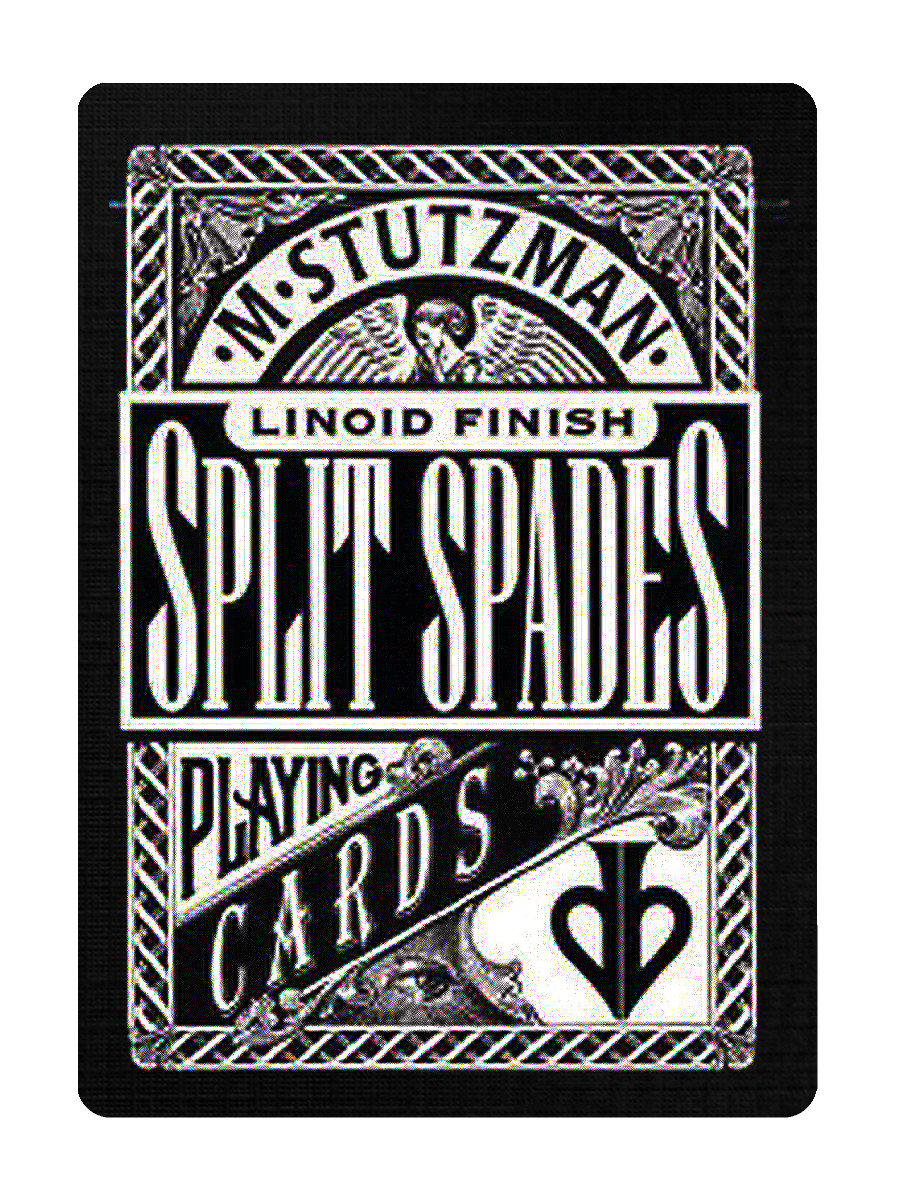 SPLIT SPADES (First Edition) Playing Cards by DAVID BLAINE (Red)