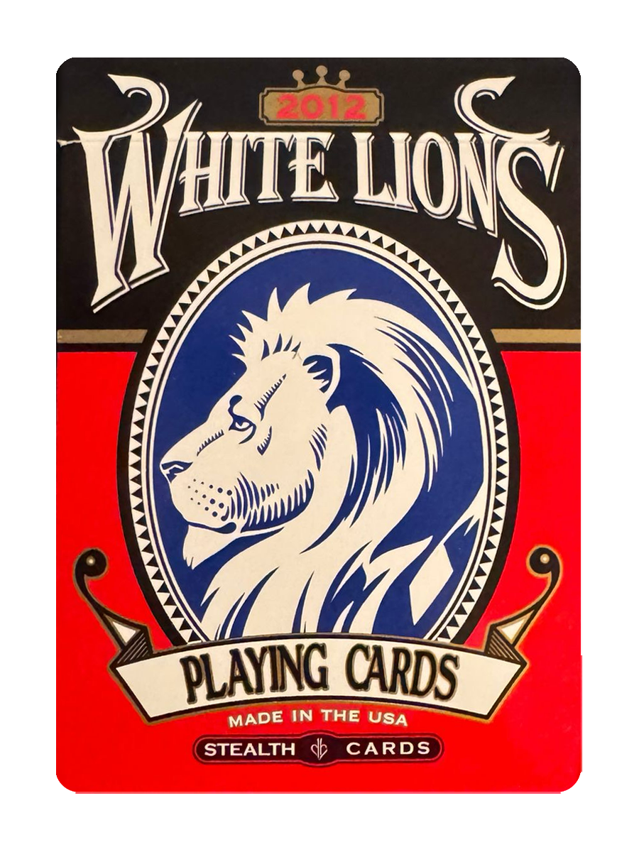 WHITE LIONS STEALTH Playing Cards by DAVID BLAINE