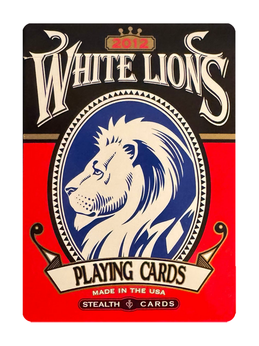 WHITE LIONS STEALTH Playing Cards by DAVID BLAINE
