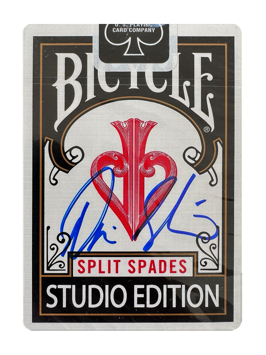 SPLIT SPADES - SIGNED by DAVID BLAINE – MADISON.cards SPLIT SPADES - SIGNED by DAVID BLAINE – MADISON.cards