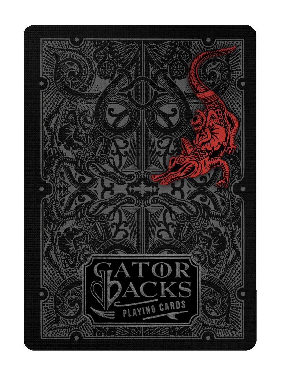 RED GATORBACKS by DAVID BLAINE (Red Gator/Black Tuck)