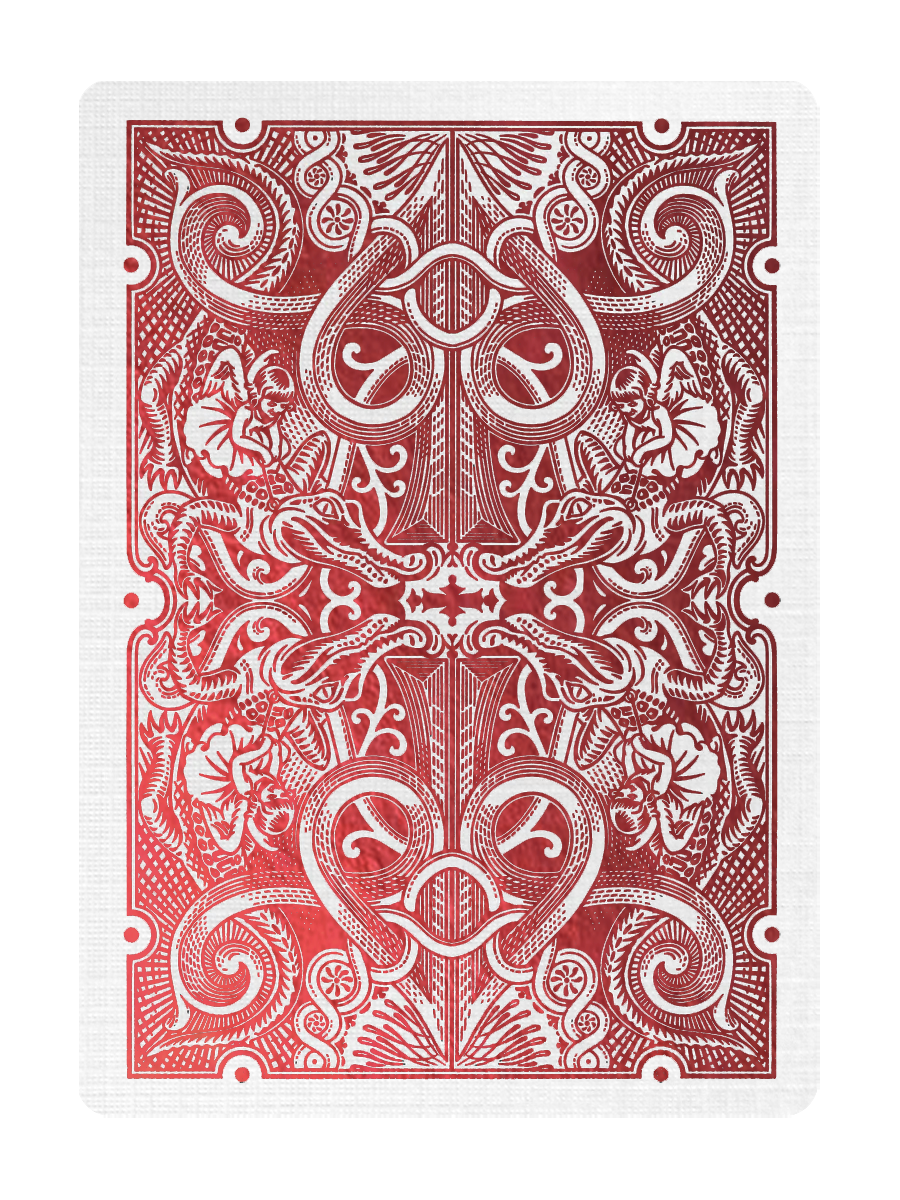 RED GATORBACKS by DAVID BLAINE (Red Gator/Black Tuck)