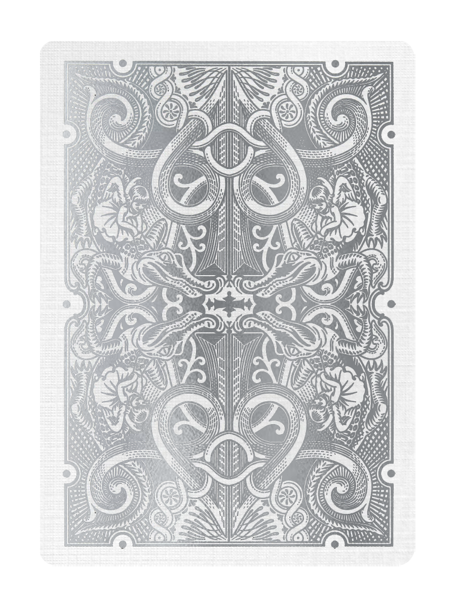 SILVER GATORBACKS by DAVID BLAINE (Silver Gator/White Tuck)
