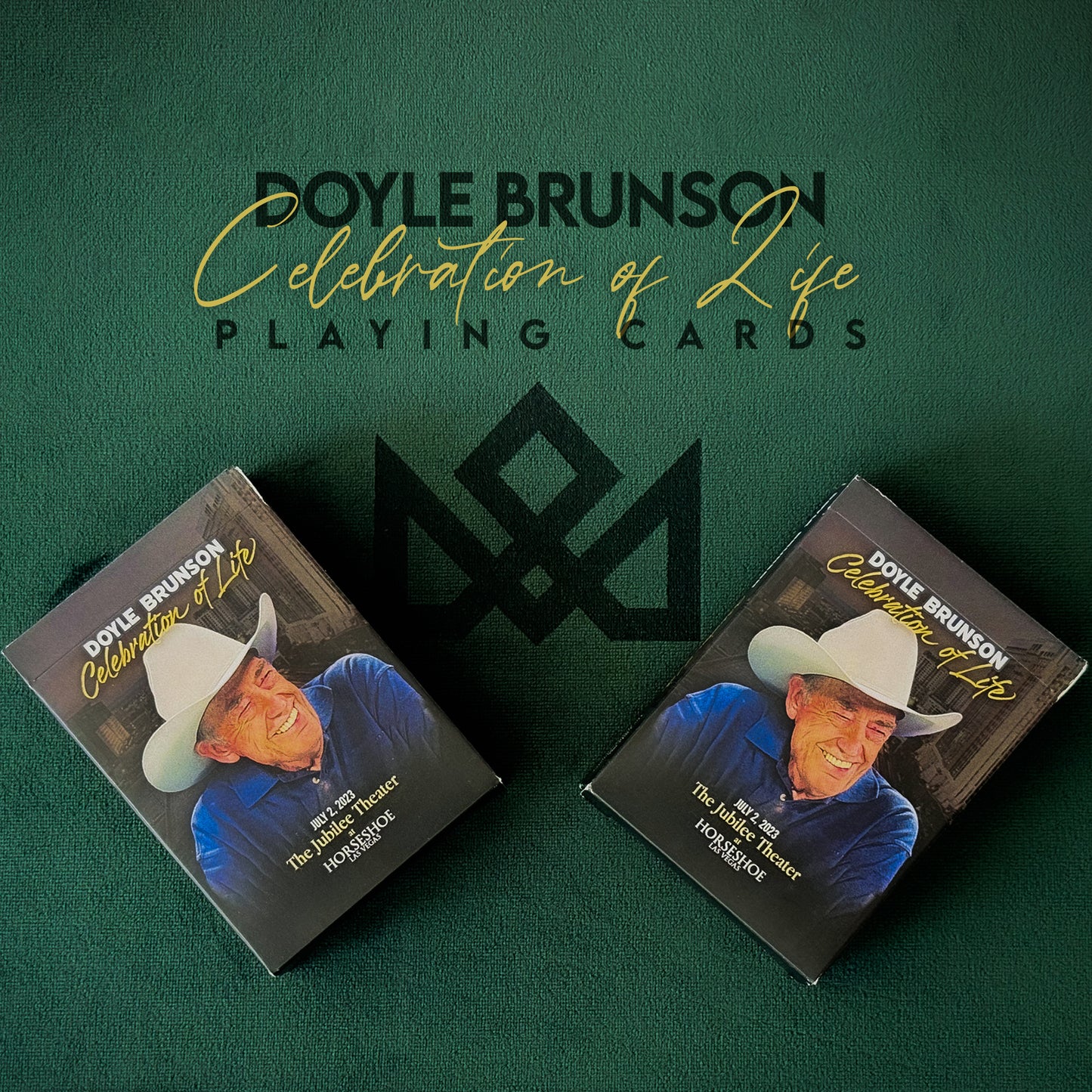 DOYLE BRUNSON 'Celebration of Life' Playing Cards