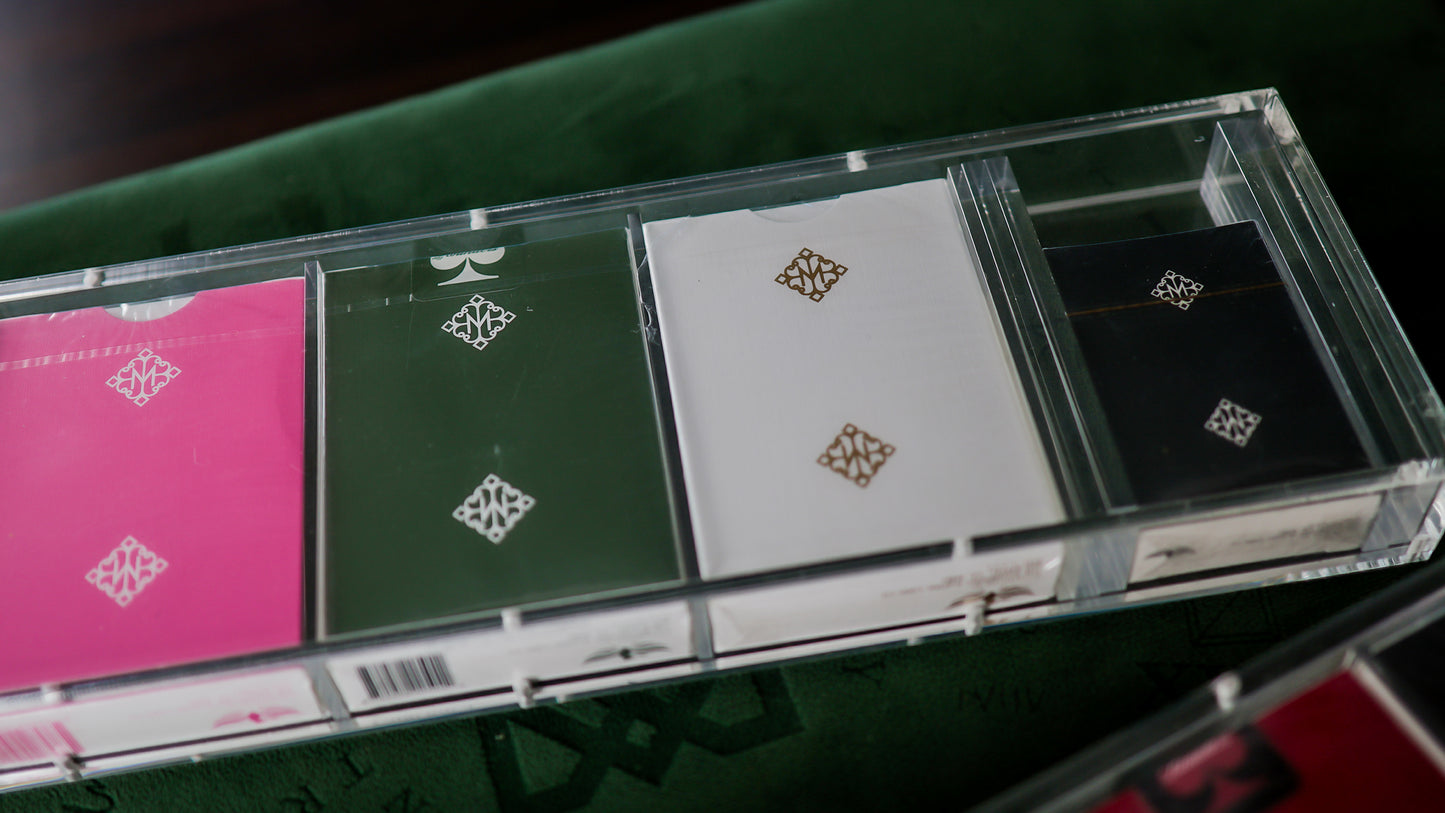TEN-DECK MADISON ROUNDERS SET with CARAT CASES Signed by MADISON