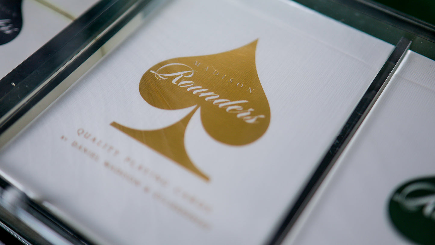TEN-DECK MADISON ROUNDERS SET with CARAT CASES Signed by MADISON