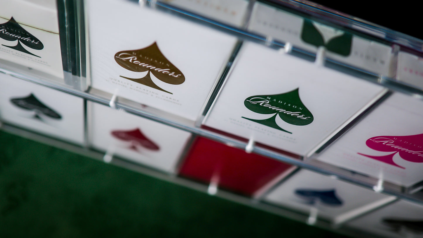 TEN-DECK MADISON ROUNDERS SET with CARAT CASES Signed by MADISON