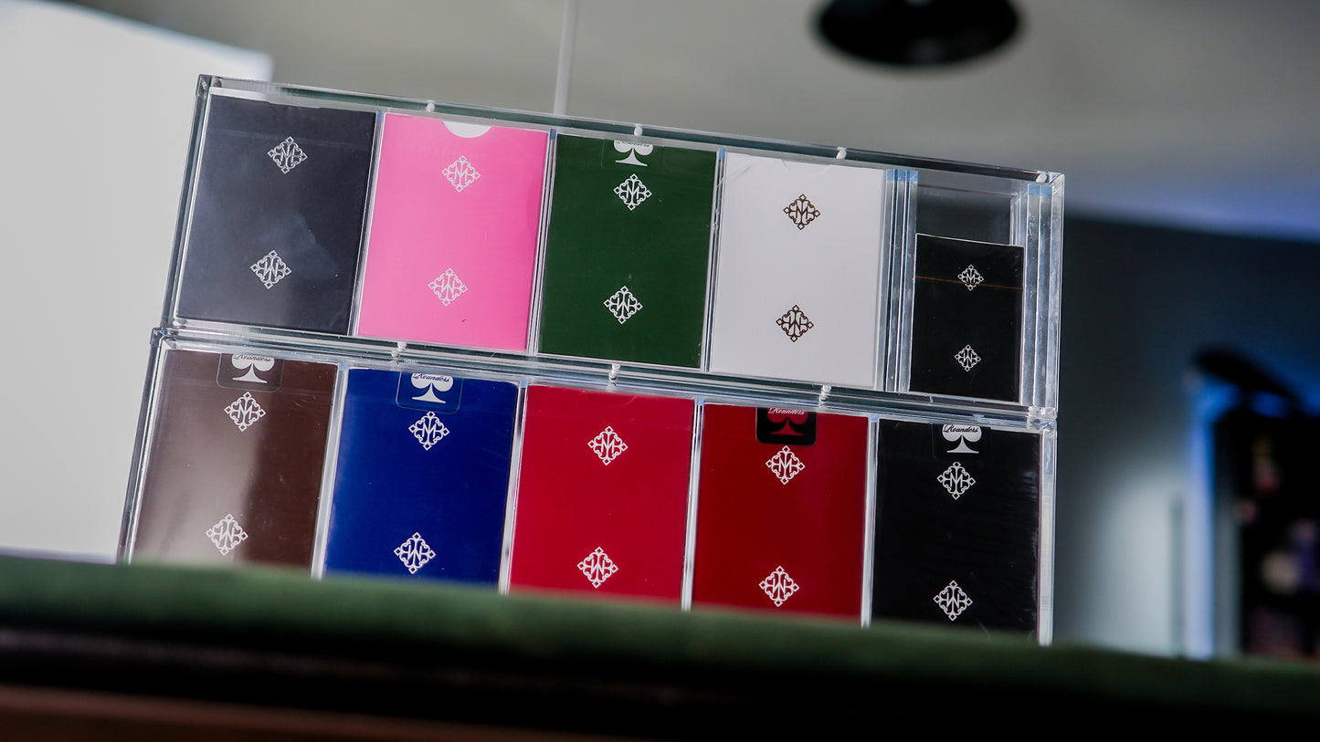 TEN-DECK MADISON ROUNDERS SET with CARAT CASES Signed by MADISON