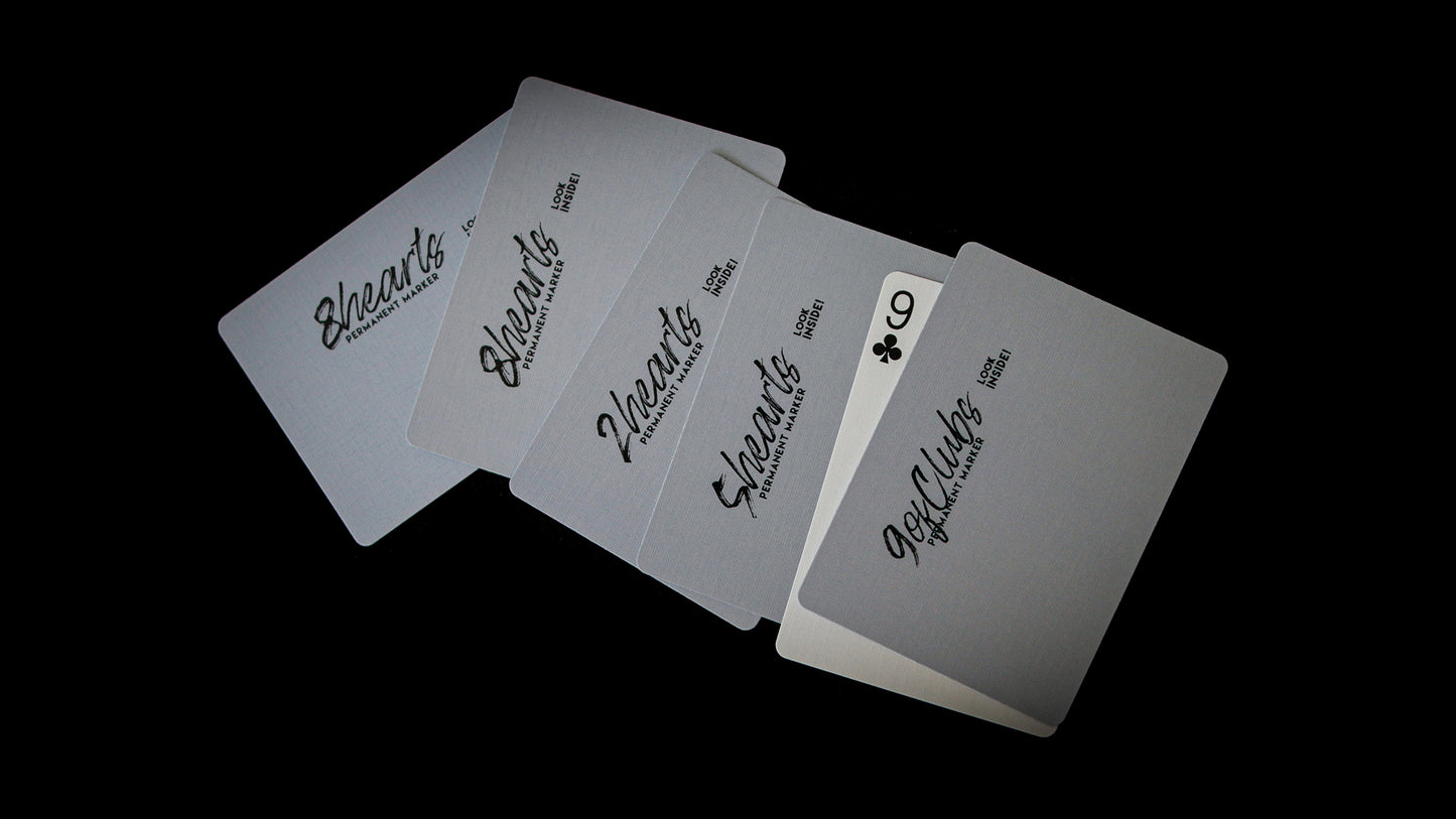 MAGIC SHARPIE Gaff Card Workshop for the Purple Bangers Playing Cards