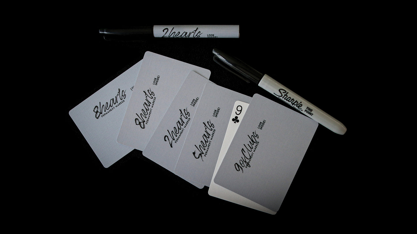 MAGIC SHARPIE Gaff Card Workshop for the Purple Bangers Playing Cards