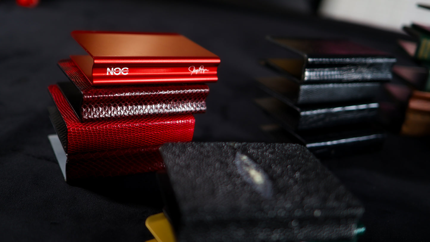 RED / BLACK Reptile Card Clip