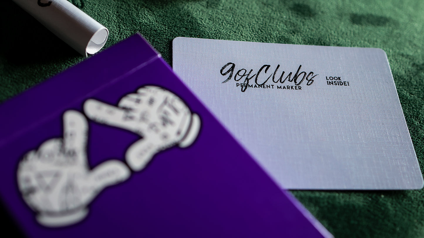 MAGIC SHARPIE Gaff Card Workshop for the Purple Bangers Playing Cards