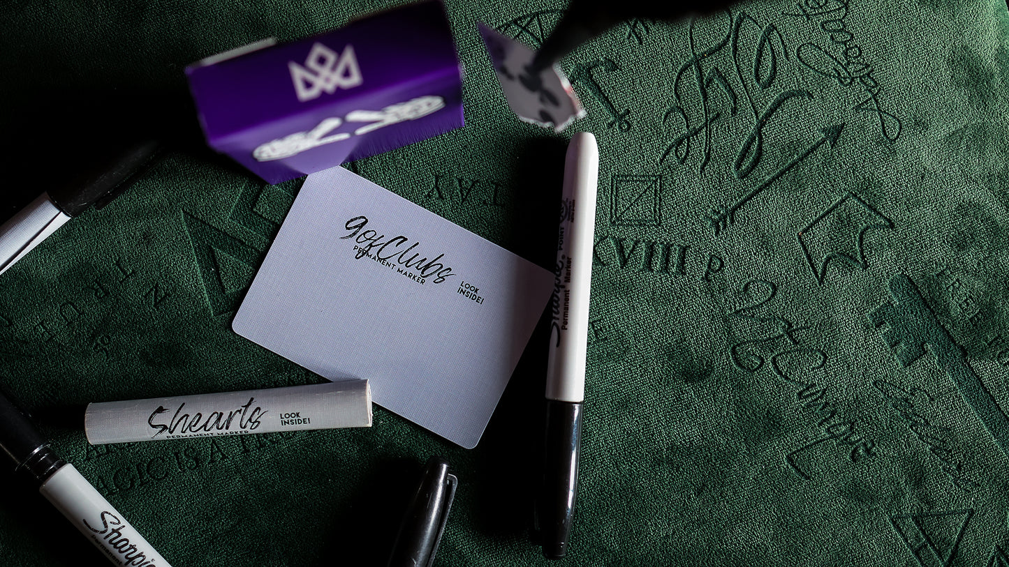 MAGIC SHARPIE Gaff Card Workshop for the Purple Bangers Playing Cards