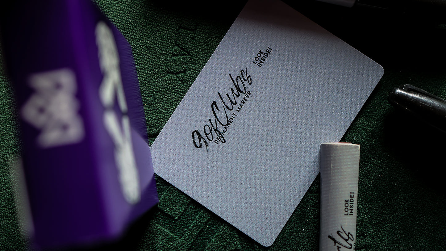 MAGIC SHARPIE Gaff Card Workshop for the Purple Bangers Playing Cards