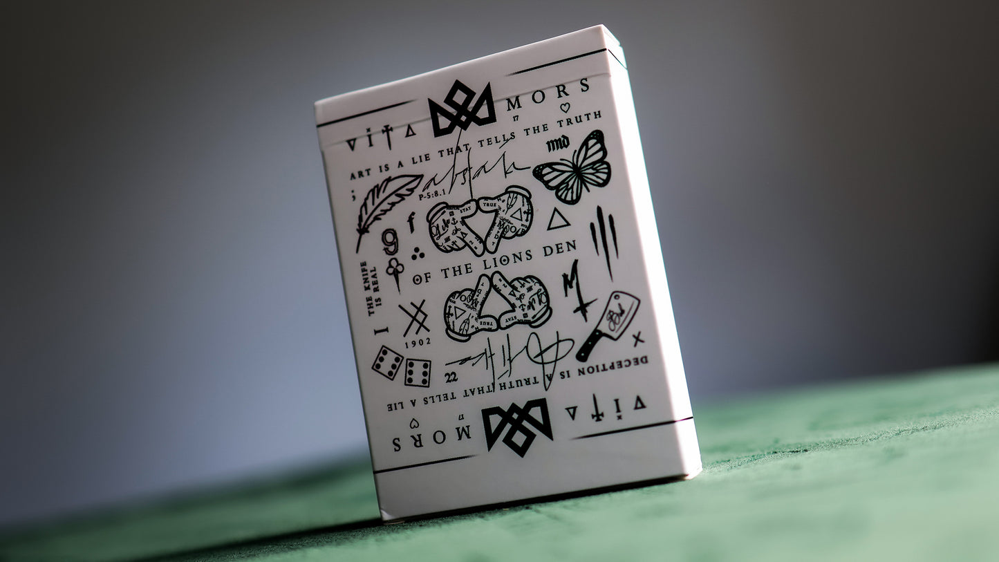 The TRIBUTE Deck Playing Cards - White Edition