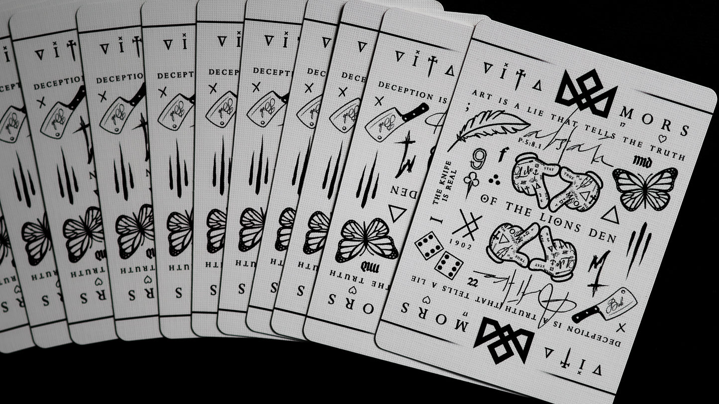 The TRIBUTE Deck Playing Cards - White Edition