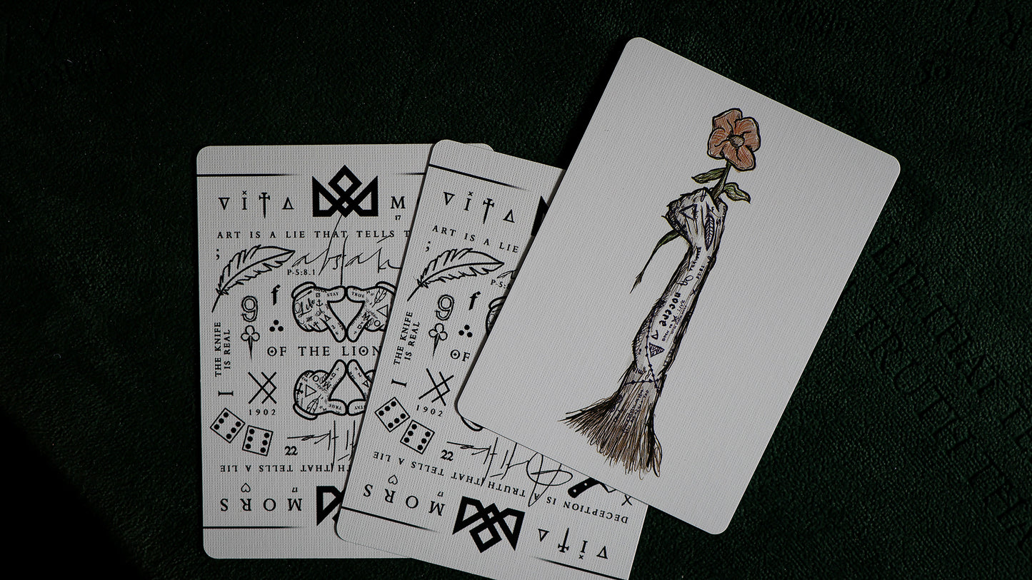 The TRIBUTE Deck Playing Cards - White Edition