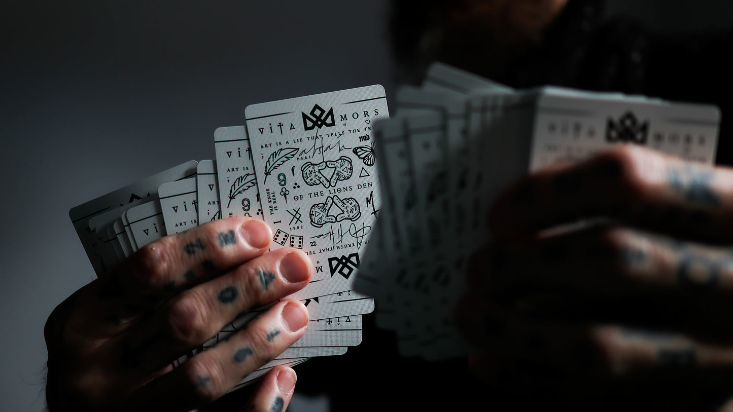 The TRIBUTE Deck Playing Cards - White Edition