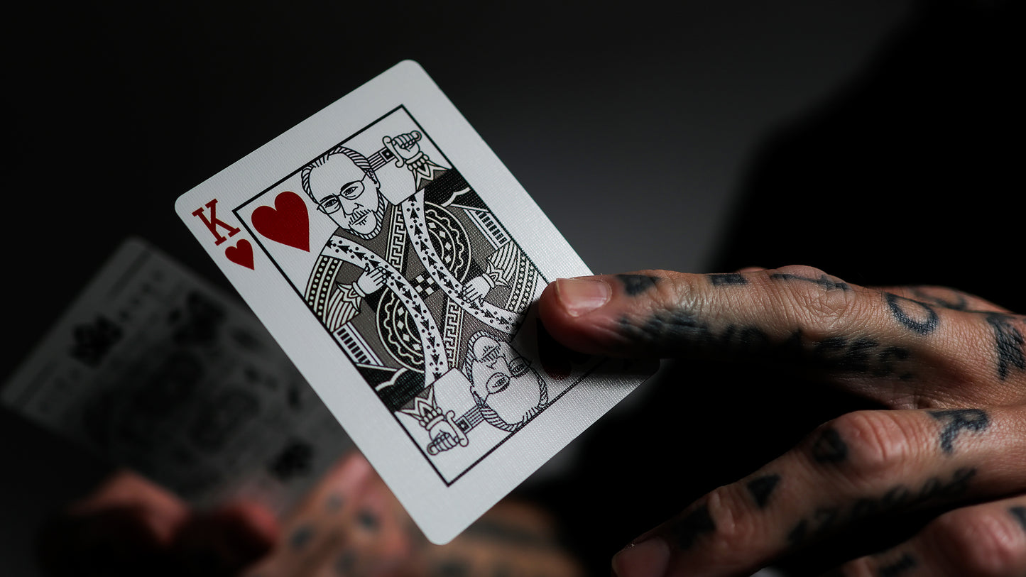 The TRIBUTE Deck Playing Cards - White Edition