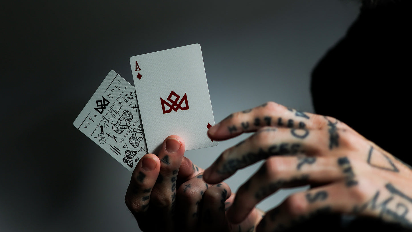 The TRIBUTE Deck Playing Cards - White Edition