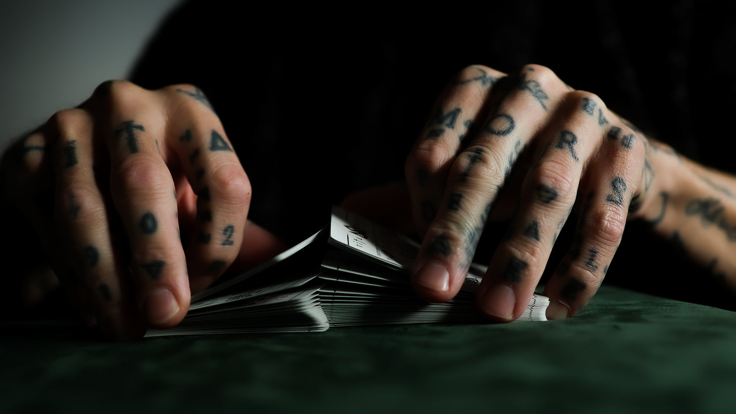 The TRIBUTE Deck Playing Cards - White Edition