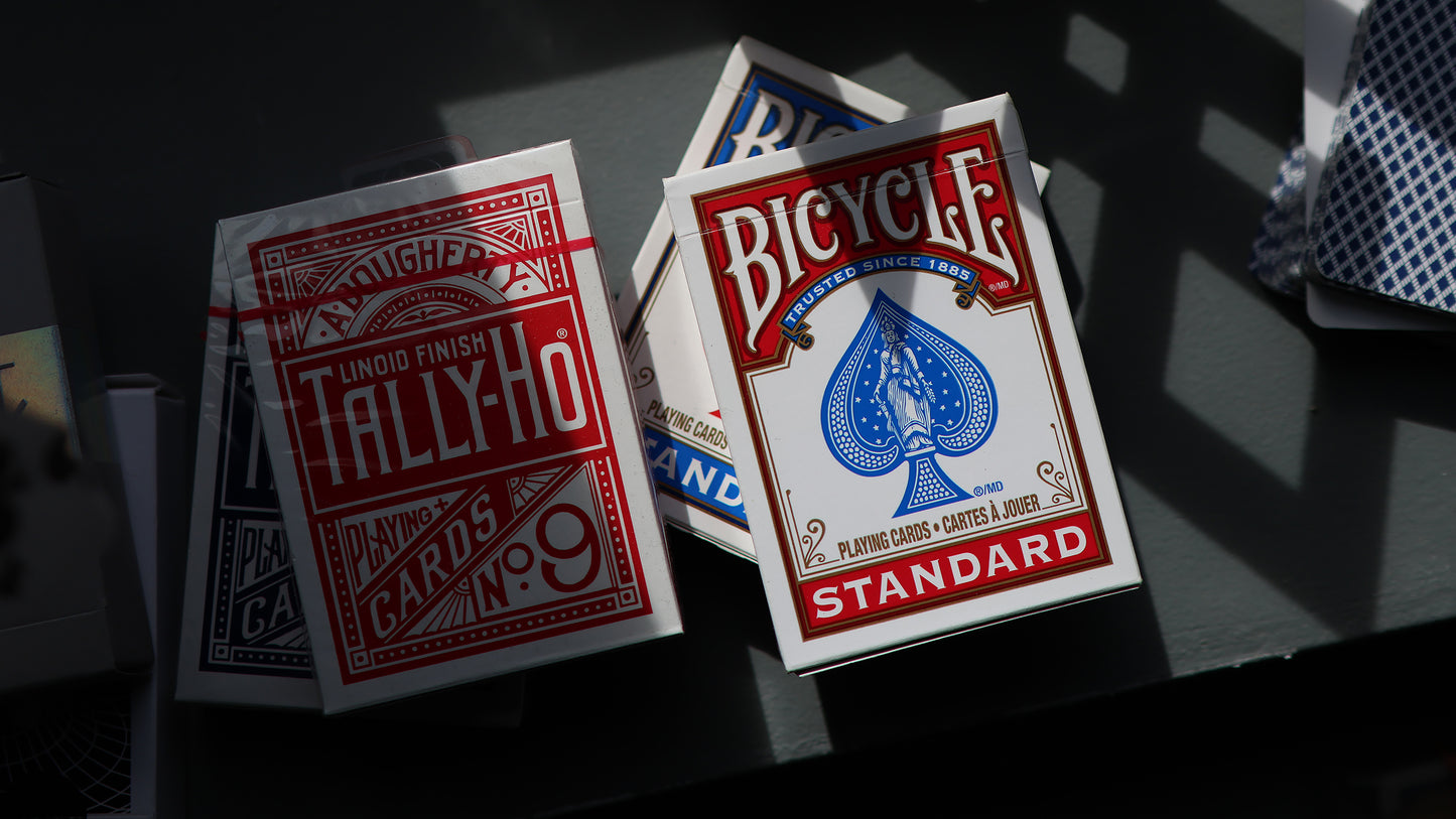 TALLY HO Circle Back Playing Cards (RED)