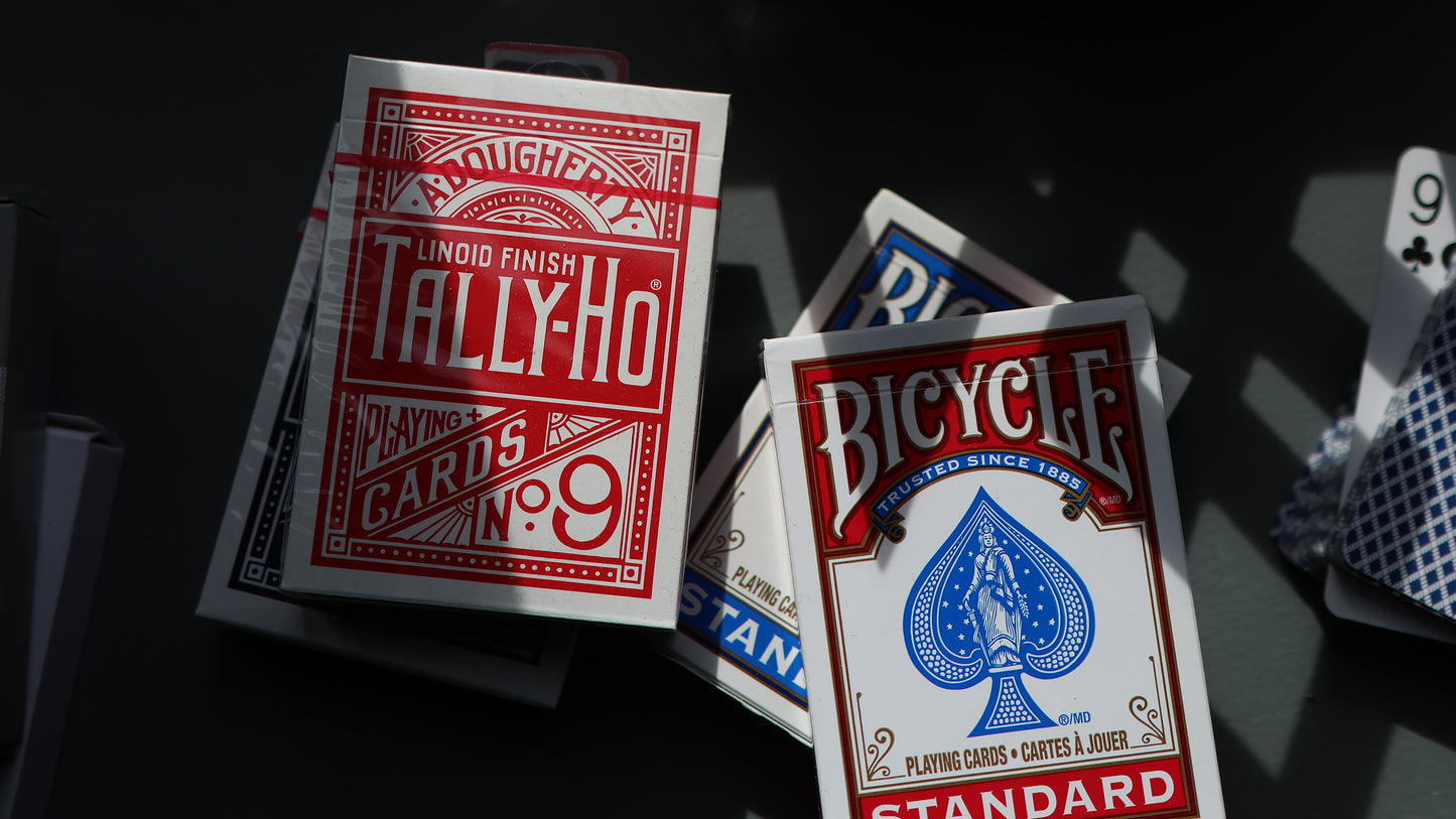 TALLY HO Circle Back Playing Cards (RED)