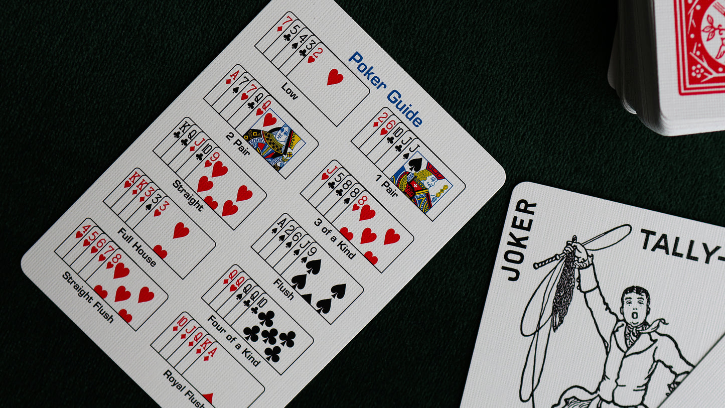 TALLY HO Fan Back Playing Cards HALF BRICK OFFER