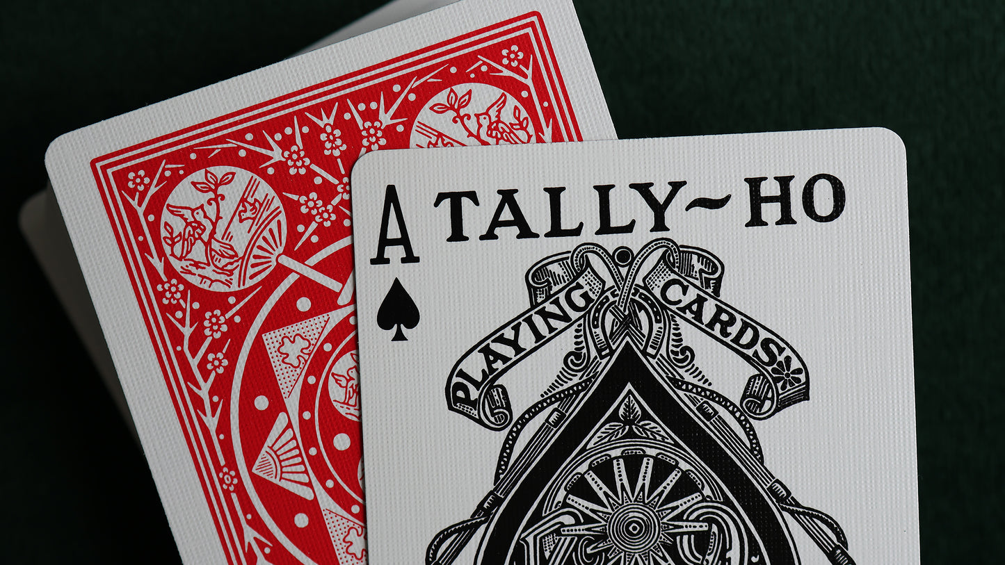 TALLY HO Fan Back Playing Cards HALF BRICK OFFER