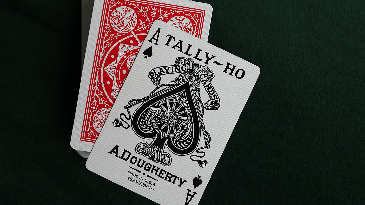 TALLY HO Fan Back Playing Cards HALF BRICK OFFER