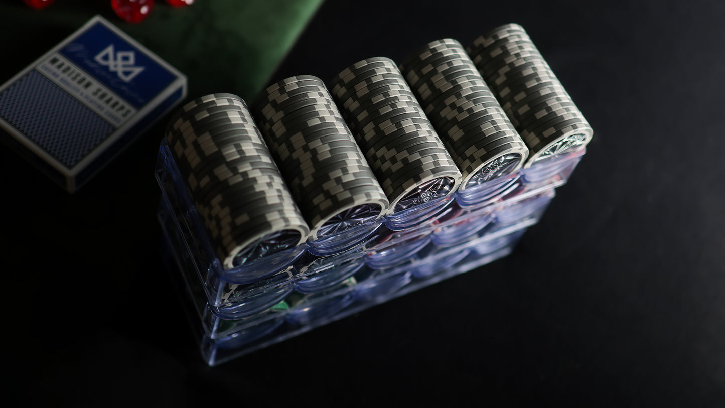 COPAG POKER CHIP TRAY SET AND SHARPS