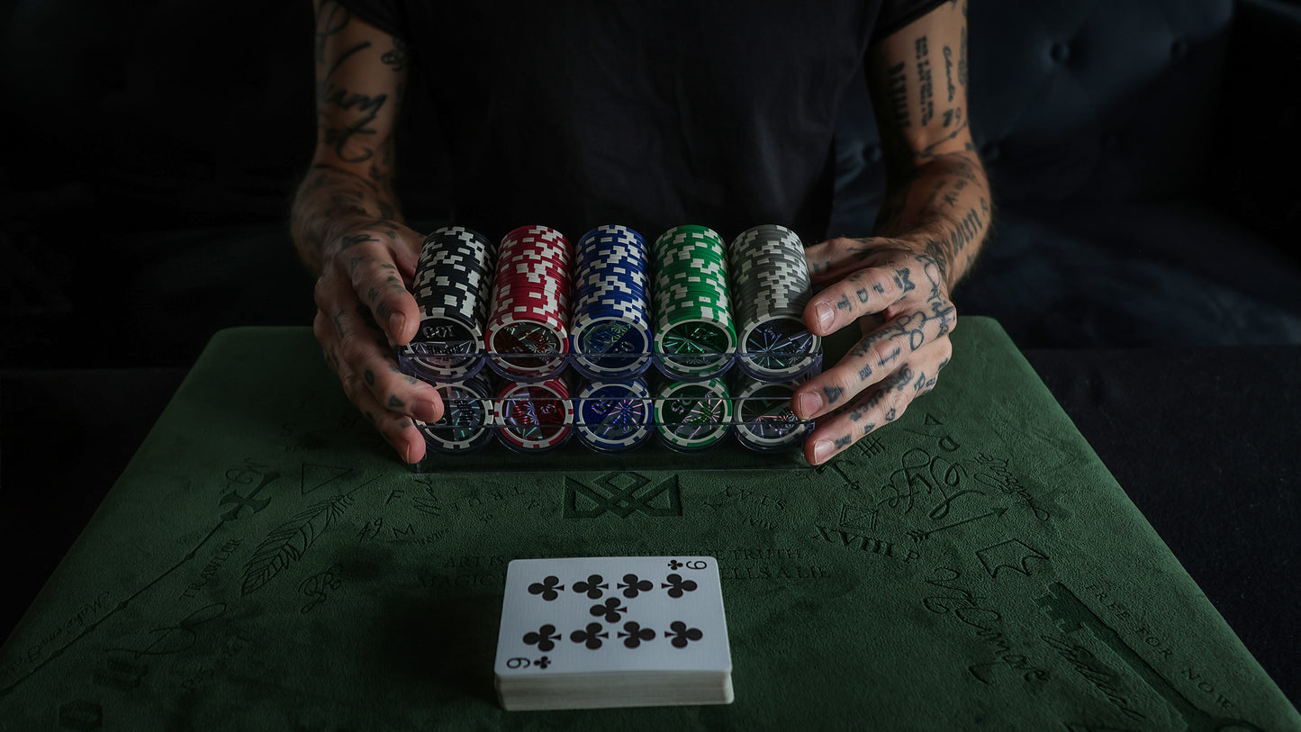 COPAG POKER CHIP TRAY SET AND SHARPS