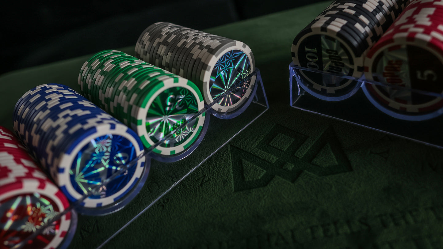 COPAG POKER CHIP TRAY SET AND SHARPS