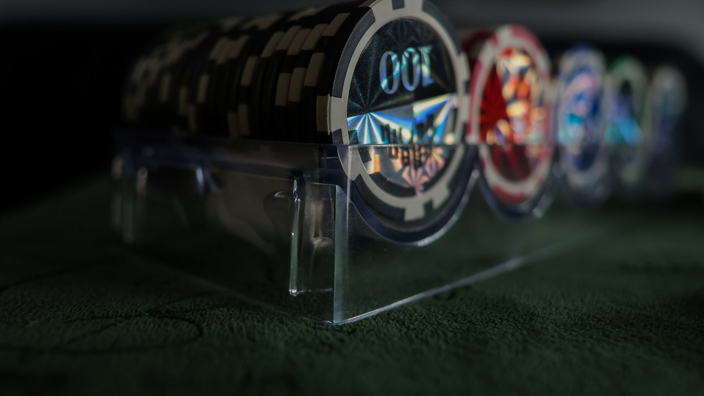 COPAG POKER CHIP TRAY SET AND SHARPS