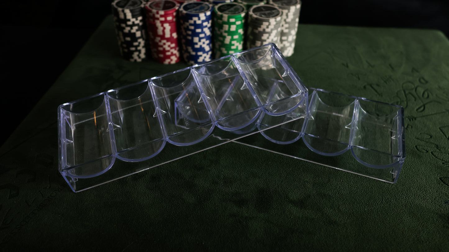 COPAG POKER CHIP TRAY SET AND SHARPS