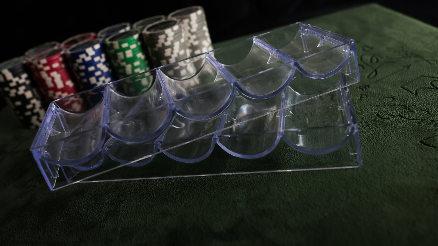 COPAG POKER CHIP TRAY SET AND SHARPS