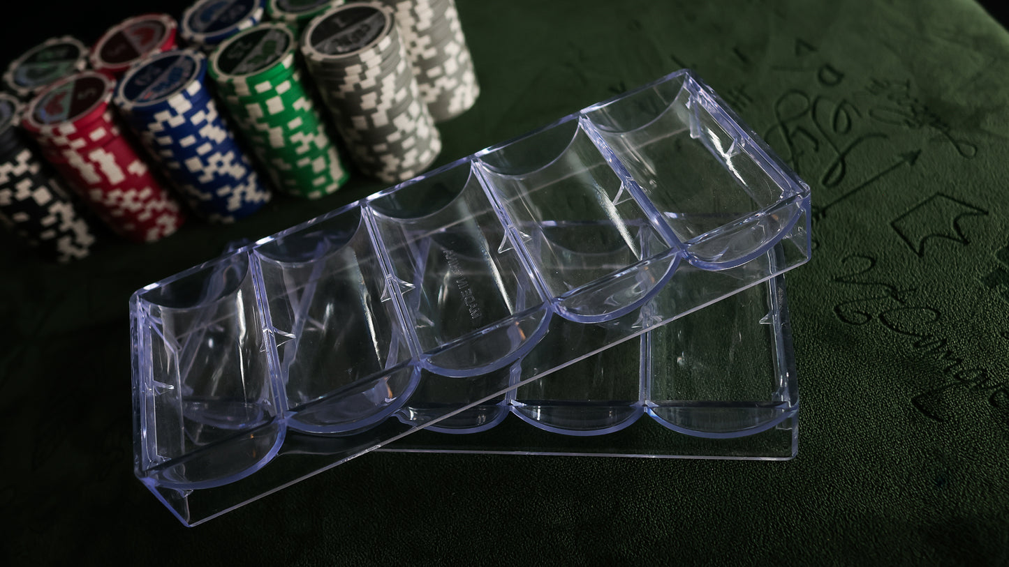 COPAG POKER CHIP TRAY SET AND SHARPS