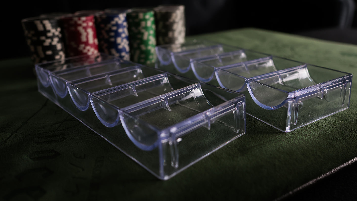 COPAG POKER CHIP TRAY SET AND SHARPS