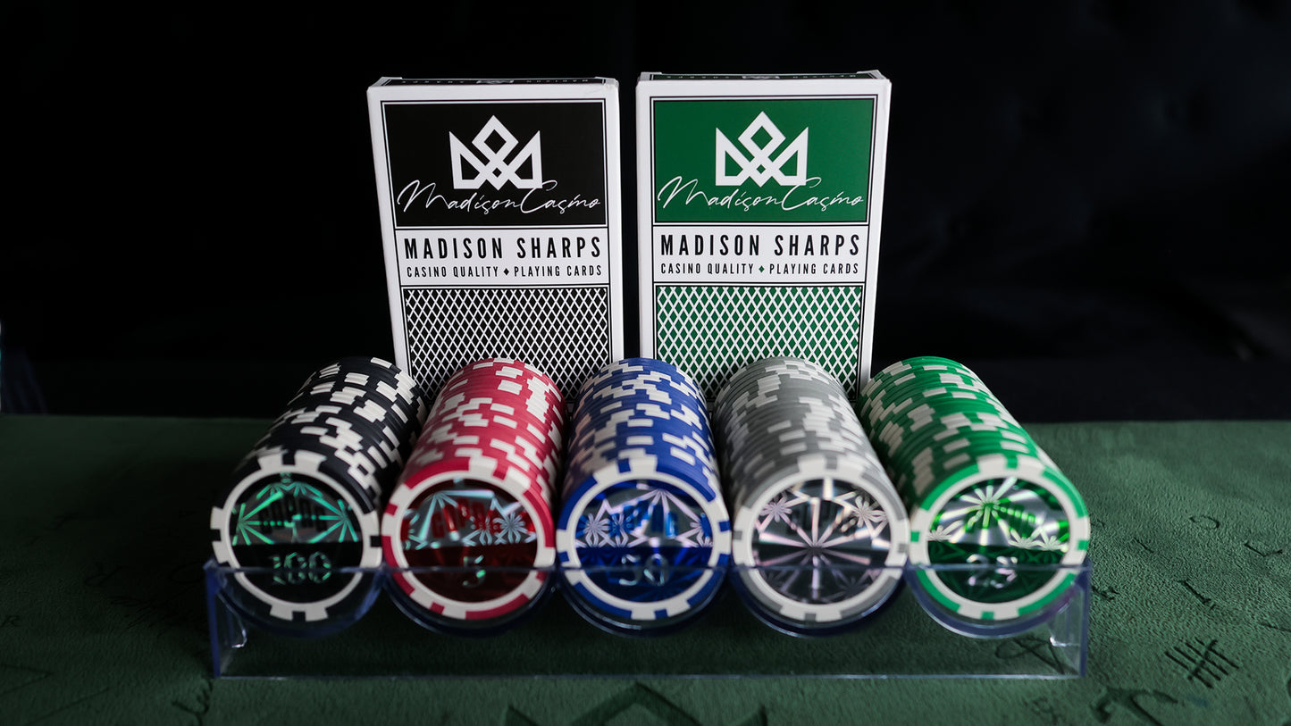 COPAG POKER CHIP TRAY SET AND SHARPS