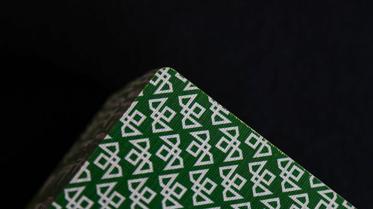 Daniel's GREEN TWISTERS Playing Cards - MADISON ONE Entry