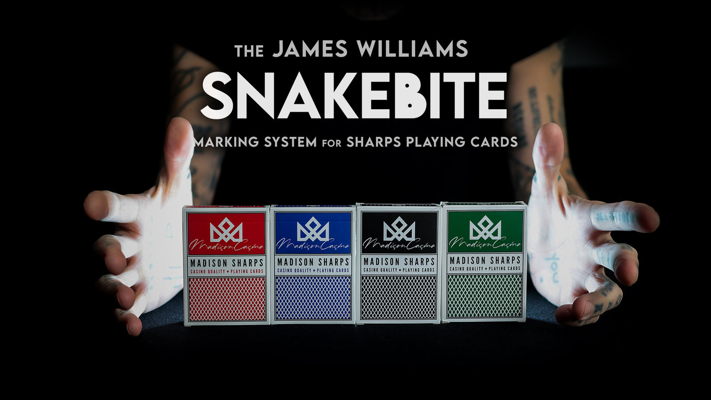 SNAKEBITE Marking System for SHARPS Playing Cards by JAMES WILLIAMS