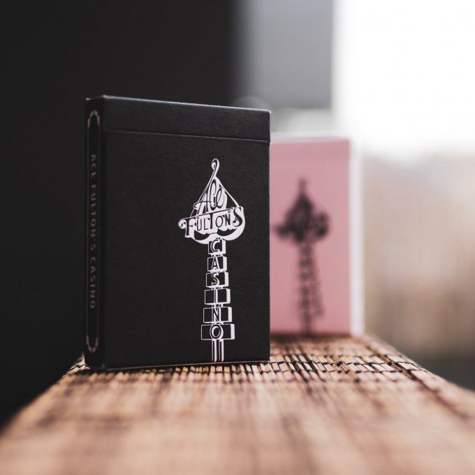 ACE FULTONS Playing Cards BLACK / PINK