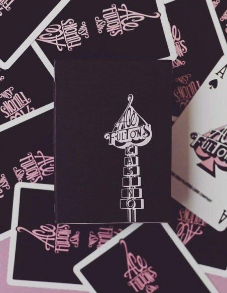 ACE FULTONS Playing Cards BLACK / PINK