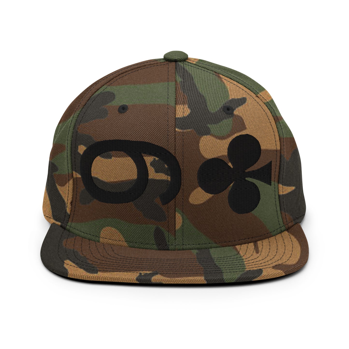 9 of CLUBS Snapback ( Black 9 )