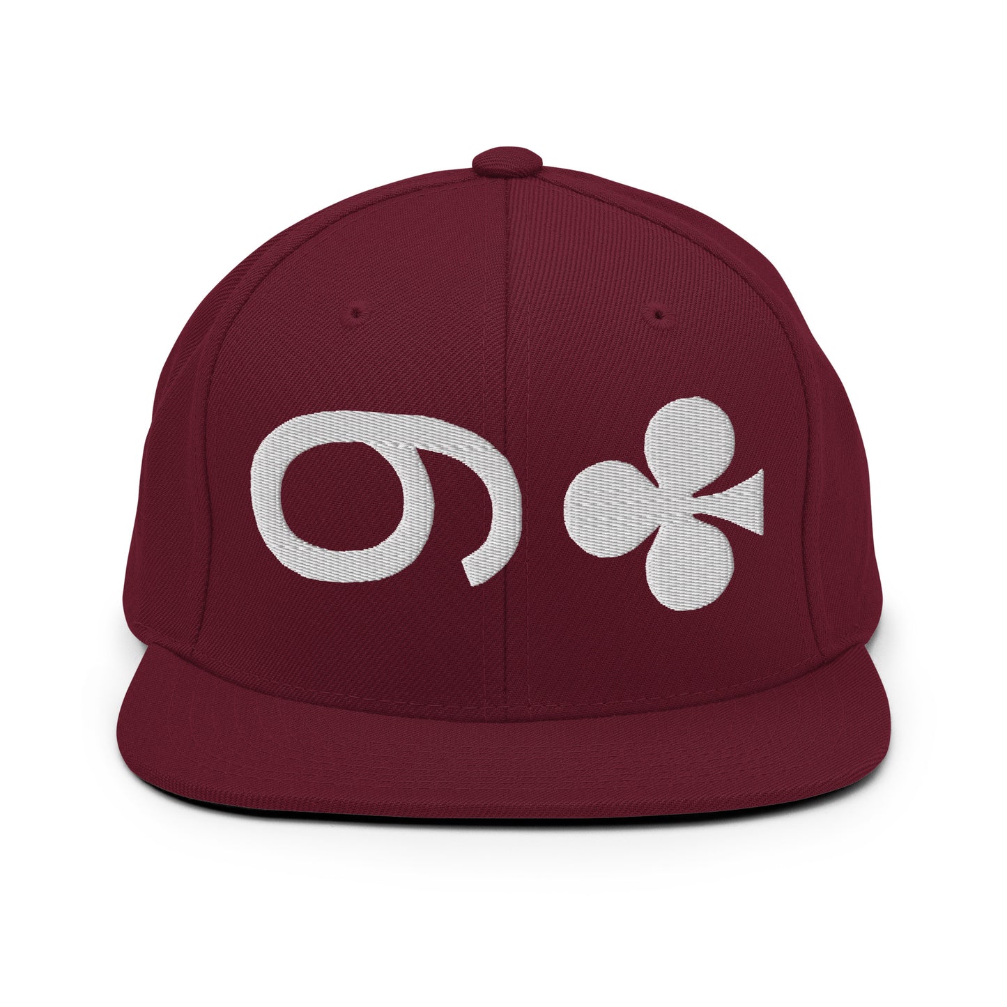 9 of CLUBS Snapback ( White 9 )
