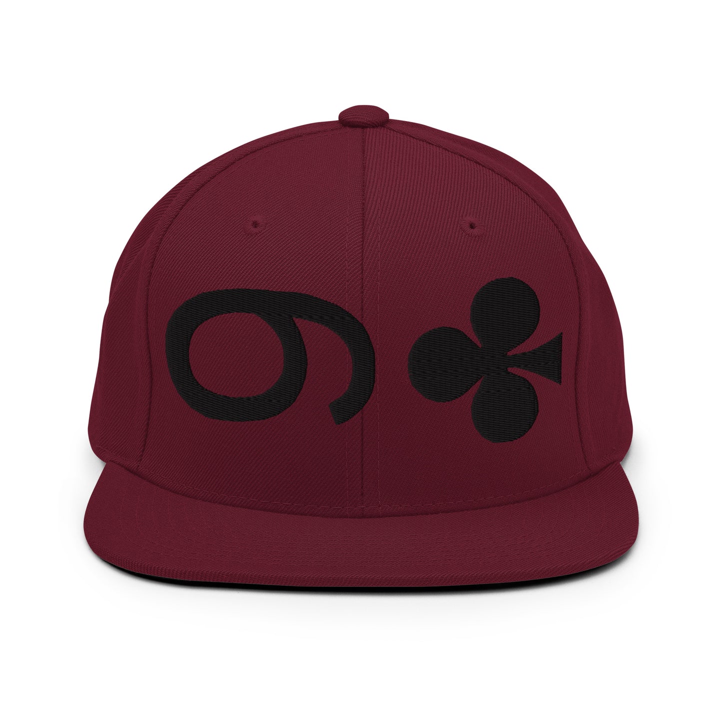 9 of CLUBS Snapback ( Black 9 )